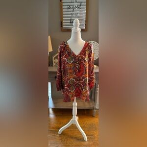 Skirtin Around Silk Blouse